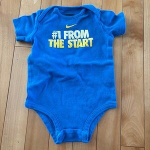 Nike Baby Bodysuit Blue Size 3-6 months